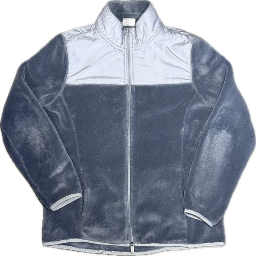Danskin Now Fleece Jacket Two-Tone Large